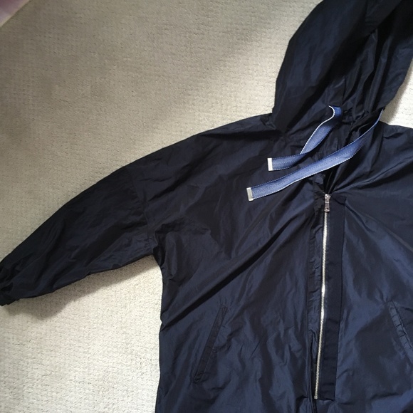 ZARA BASIC Rain Jacket in dark navy - Picture 5 of 8
